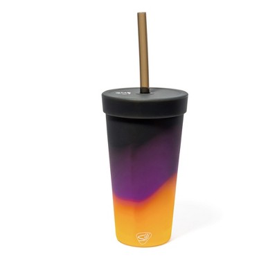 Silipint: Silicone 22oz Straw Tumbler: Sun Storm