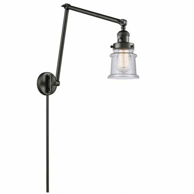 Canton - 1 Light Double Extension Swing Arm Wall Sconce In Industrial Style-30 Inches Tall and 8 Inches Wide