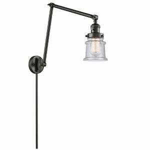 Canton - 1 Light Double Extension Swing Arm Wall Sconce In Industrial Style-30 Inches Tall and 8 Inches Wide - 1 of 1