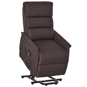 HOMCOM Electric Lift Recliner Massage Chair Vibration, Living Room Office Furniture - 1 of 4