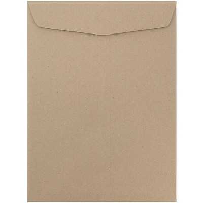 JAM Paper 10 x 13 Open End Catalog Envelopes Brown Kraft Paper Bag 6315603