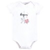 Hudson Baby Infant Girl Cotton Bodysuit, Pant and Shoe Set, Bonjour Paris - 4 of 4