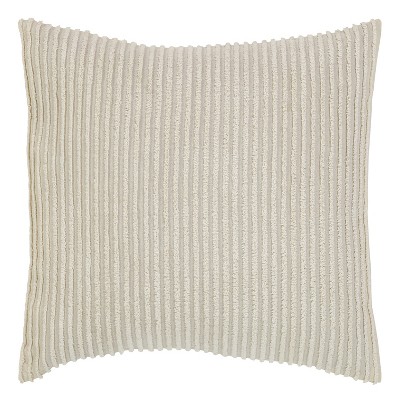 Ivory Cotton Chenille Tufted Euro Sham
