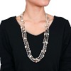 EVERLY JEWELRY | 3-10mm Multi-Color Cultured Freshwater Pearl Endless Necklace, 80 inc - 3 of 4