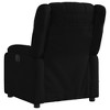 vidaXL Black Fabric Massage Recliner Chair - Manual Recline Function, Vibration Massage, Comfortable Padding for Elderly, Side Pocket, Sturdy Frame - 4 of 4