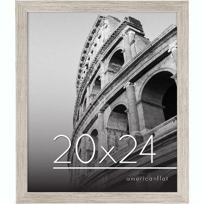 Americanflat 20x24 Poster Frame in Drift Wood with Polished Plexiglass - Horizontal and Vertical Formats with Included Hanging Hardware
