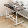 Portable Laptop Standing Desk,Adjustable Height,Portable Laptop  Mobile Stand Up Desk with Wheels for Home Office - 2 of 4