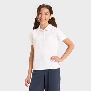 Girls' Uniform Polo T-Shirt - All In Motion™ - 1 of 3