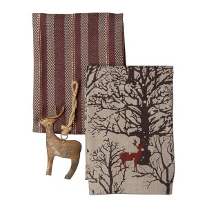 TAG Evergreen Deer Dt & Ornamt Set - 1 of 3