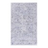 Gulches Blue & Cream Washable 8x10 Area Rug: Elegant Comfort for Every Room - 3 of 4