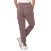 Rekucci Women’s Soft Knit Loungewear Jogger Pants with Pockets – Mid-Rise, Drawstring Waist, Cozy Slim-Relaxed Fit - 4 of 4