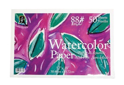 Jack Richeson Watercolor Postcards, 4 x 6 in, 135 lb, 50 Sheets