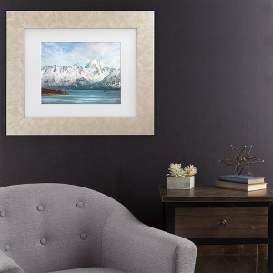 Trademark Fine Art Philippe Sainte Laudy In The Middle of The Blue Matted Framed Art - 1 of 4