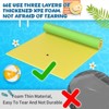 Huxxion Floating Water Mat 9/12/18 Ft, 3 Layer Tear Resistant XPE Foam Floating Mat for Lake Pool Beach and Ocean - 2 of 4