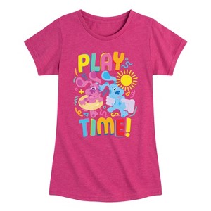 Girls' - Blue's Clues & You! - Play Time Fitted Short Sleeve Graphic T-Shirt - 1 of 3