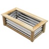 Outsunny Raised Garden Bed, Wood Reinforced Metal Planter Box for Growing Flowers, Herbs and Vegetables - 4 of 4