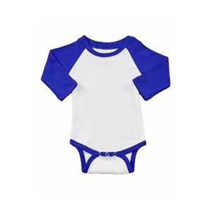 MONAG Infant Long Sleeve Raglan Baseball Bodysuit - 1 of 4