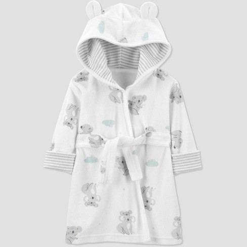 Baby Koala Bath Robe Just One You Made By Carter S White Gray Target