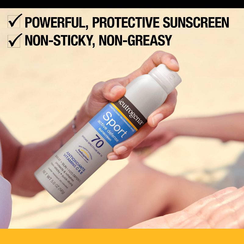 Neutrogena Ultimate Sport Body Spray Sunscreen - SPF70 - 5oz, 5 of 11