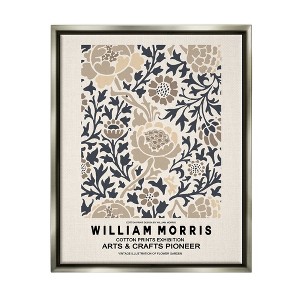 Stupell Industries Flower Blossom Silhouettes Pattern Exhibition Flyer - 1 of 4