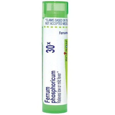 Ferrum Phosphoricum 30X by Boiron Homeopathic Single Medicine For Cough, Cold & Flu  -  80 Pellet