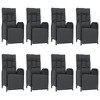 vidaXL Garden Dining Set Black - 4 of 4