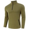 WhizMax Men's Half-Zip Golf Sportswear 21-Piece Hooded Tracksuit for Casual Running Sports Set - 3 of 4