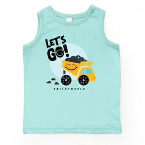 The Juniper Shop SmileyWorld Let's Go Dump Truck Youth Tank Top - 1 of 4