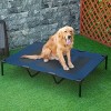 48" x 36" Elevated Cooling Dog Bed for Large Dogs,Indoor Outdoor Raised Pet Cot with Mesh Center - LAOTIES - 2 of 4
