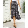 Maternity Dress High Waist Maternity Patchwork Long Skirt - 4 of 4