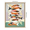 Amanti Art Sardines Meetup by Uma Gokhale Framed Canvas Wall Art - 3 of 4