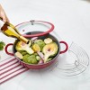Curtis Stone 4.5QT Cast Aluminum Multi-Pan w/Lid and Rack Refurbished - 4 of 4
