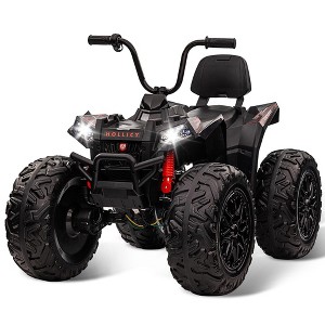 Kids ATV Car, 24V Ride on Toy 4WD Quad Electric Vehicle, 4x80W Powerful Engine - 1 of 4
