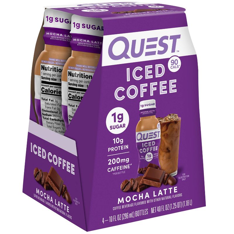Quest Nutrition Iced Coffee - Mocha - 4pk, 3 of 11