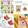 Wrapables Make a Face Stickers, Make Your Own Animal, Food, Dress-Up Stickers, DIY Craft Activities, Party Favors (24 Sheets) - 2 of 4
