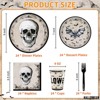 Hachikiko Halloween Party Supplies Kit, Skull Bats Disposable Tableware - Includes Dinner & Dessert Plates, Napkins, Cups & Forks - Serve 24 - 2 of 4