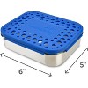 LunchBots Medium Duo Stainless Steel Bento Box - 2 of 4