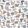 Hudson Baby Infant Boy Premium Quilted Long Sleeve Sleeping Bag and Wearable Blanket, Zoo Animals - 3 of 3