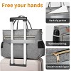 Nurse Tote Bag for Work with Padded 15.6” Laptop Sleeve, Medical Supplies Shoulder Bag for Home Health Care - 3 of 4