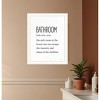 HomeRoots Bathroom Escape White Framed Print Bathroom Wall Art - 2 of 3
