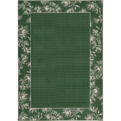 Washable Low Pile Runner Rug with Non-Slip Backing, Abstract Floral Machine Washable Kitchen Laundry Entryway Carpet