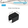 Unique Bargains No Noise Rectangle U Shaped Chair Leg Tips Caps with Felt Pads - 2 of 3
