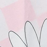 pink, white, blue, orange