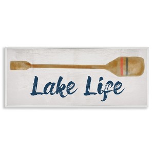 Stupell Industries Lake Life Boat Oar, 24" x 10" - 1 of 4