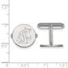 Black Bow Jewelry Sterling Silver Washington State Cougars NCAA Cuff Links - 2 of 3