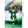 Trends International NBA Milwaukee Bucks - Logo 16 Unframed Wall Poster Prints - 3 of 4