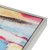 Carolina Living Rainy Forest Abstract Wall Art - Small - Multicolor - Silver Frame - 4 of 4