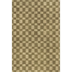 Rugs USA x Arvin Olano - Quince Checkered Wool Indoor Area Rug - 1 of 4