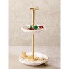 Regalia Tiered Marble Jewelry Stand - 2 of 3