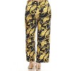 Women's Plus Size Printed Palazzo Pants - White Mark - 3 of 3